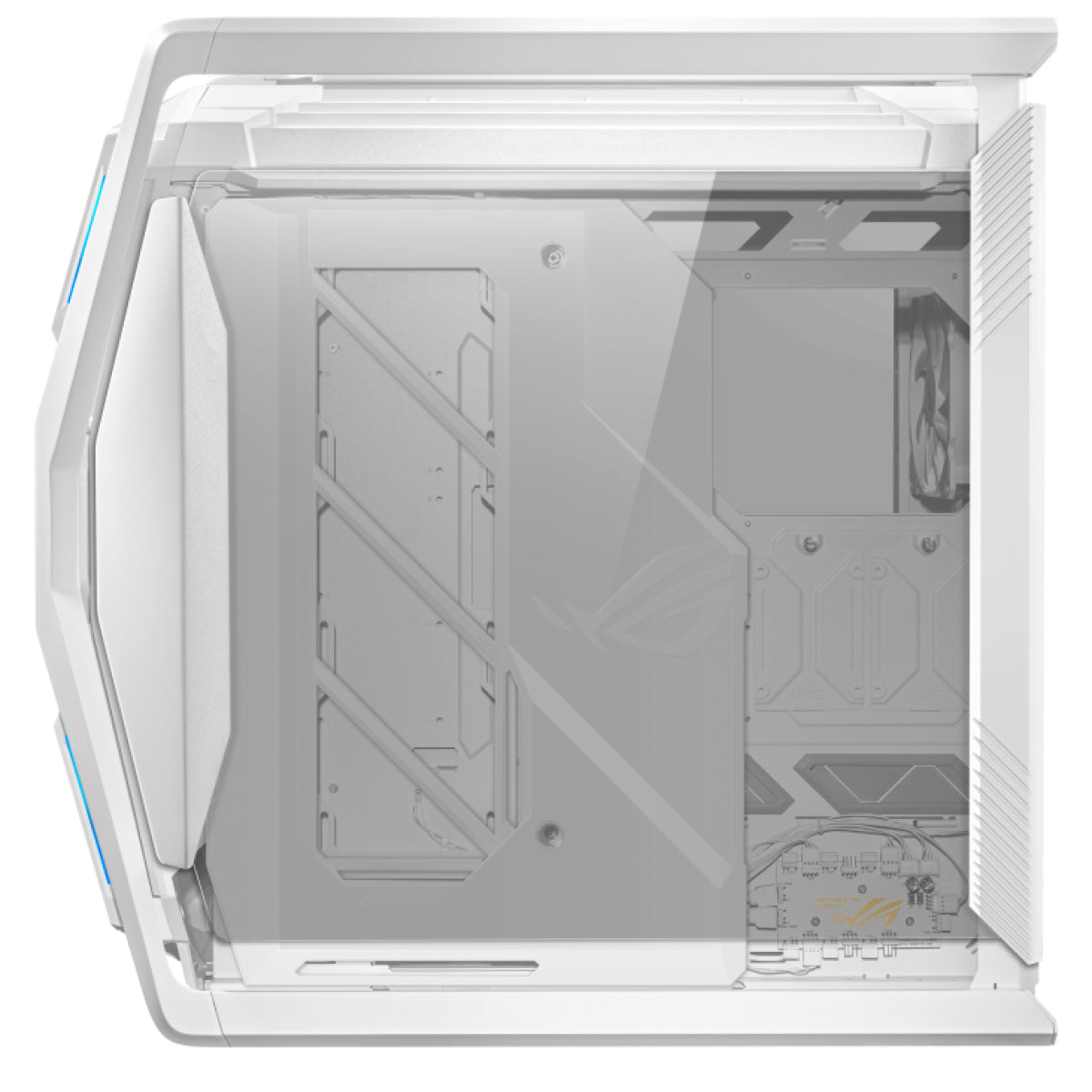 ASUS GR701 ROG HYPERION – PC-Gehäuse – Weiss, E-ATX/ATX/mATX/Mini-ITX, 10 Lüfterplätze, 5×2,5", 2×3,5"