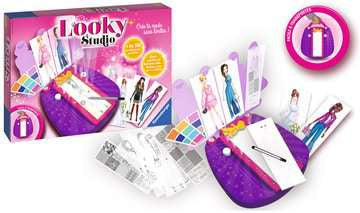 Ravensburger Looky Studio – Zeichenschablonen-Set – Mode – ab 6 Jahren