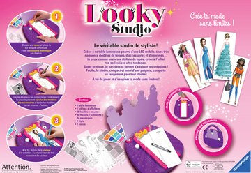 Ravensburger Looky Studio – Zeichenschablonen-Set – Mode – ab 6 Jahren