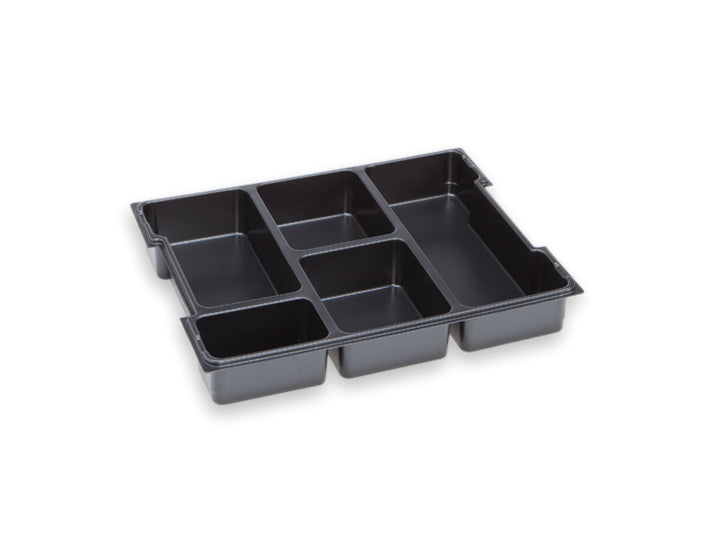 L-BOXX 102 Kleinteileinsatz 5 Fächer – schwarz, für L-BOXX 102