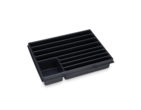 L-BOXX Kleinteileinsatz 9 Mulden – schwarz, Kunststoff, für i-BOXX 72