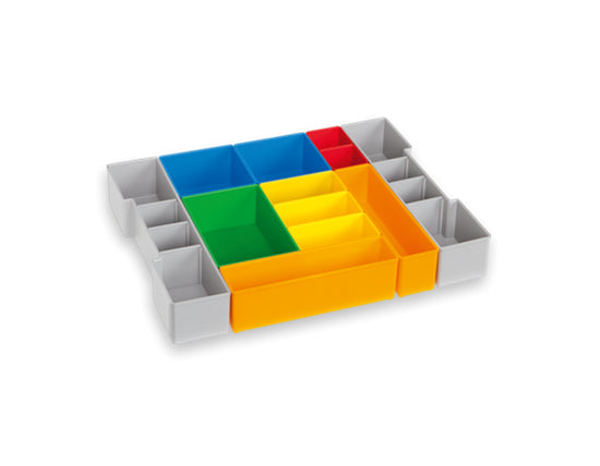 L-BOXX H3 Insetboxenset – 12-teilig, mehrfarbig, Kunststoff, für L-BOXX 102