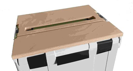 L-BOXX Arbeitsplatte – einteilig, Holz, Birke, B 440 × H 18 × T 350 mm, für L-BOXX