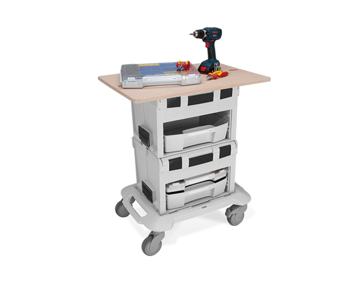 L-BOXX Arbeitsplatte 500 × 700 × 18 mm Birke – für L-BOXX