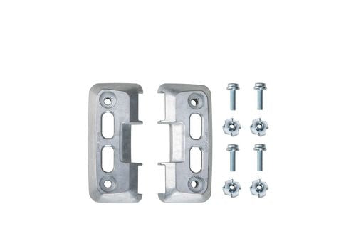 L-BOXX ProSafe VPE2 Halterung – verschraubbar, zum Aufklicken von BOXXen, grau, Metall, für L-BOXX
