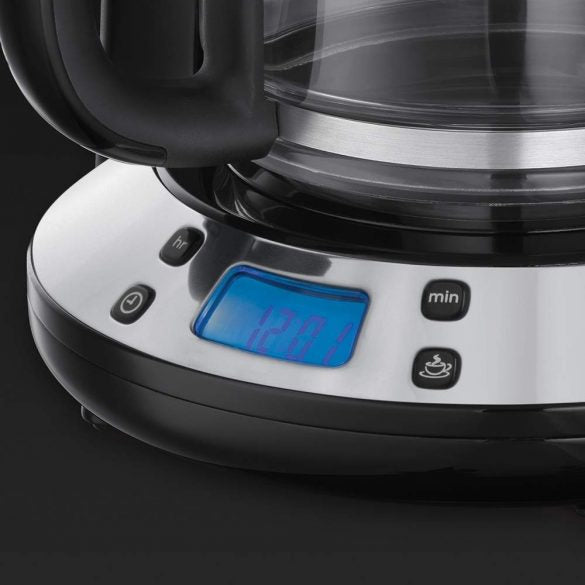 Russell Hobbs 24033-56 Col. Filterkaffeemaschine – 10 Tassen, 1,3 l, Karaffe, Schwarz