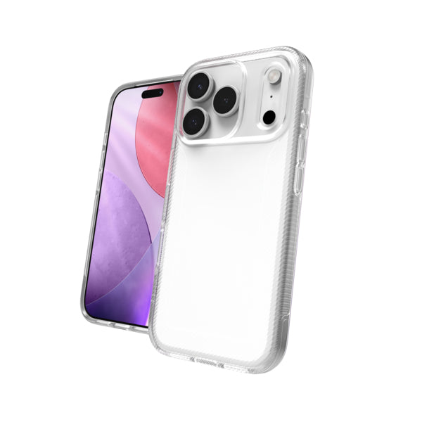 ZAGG Luxe Backcover – für Apple iPhone 17 Pro, MagSafe, Graphen, Transparent, bis 3 m Sturzsicher