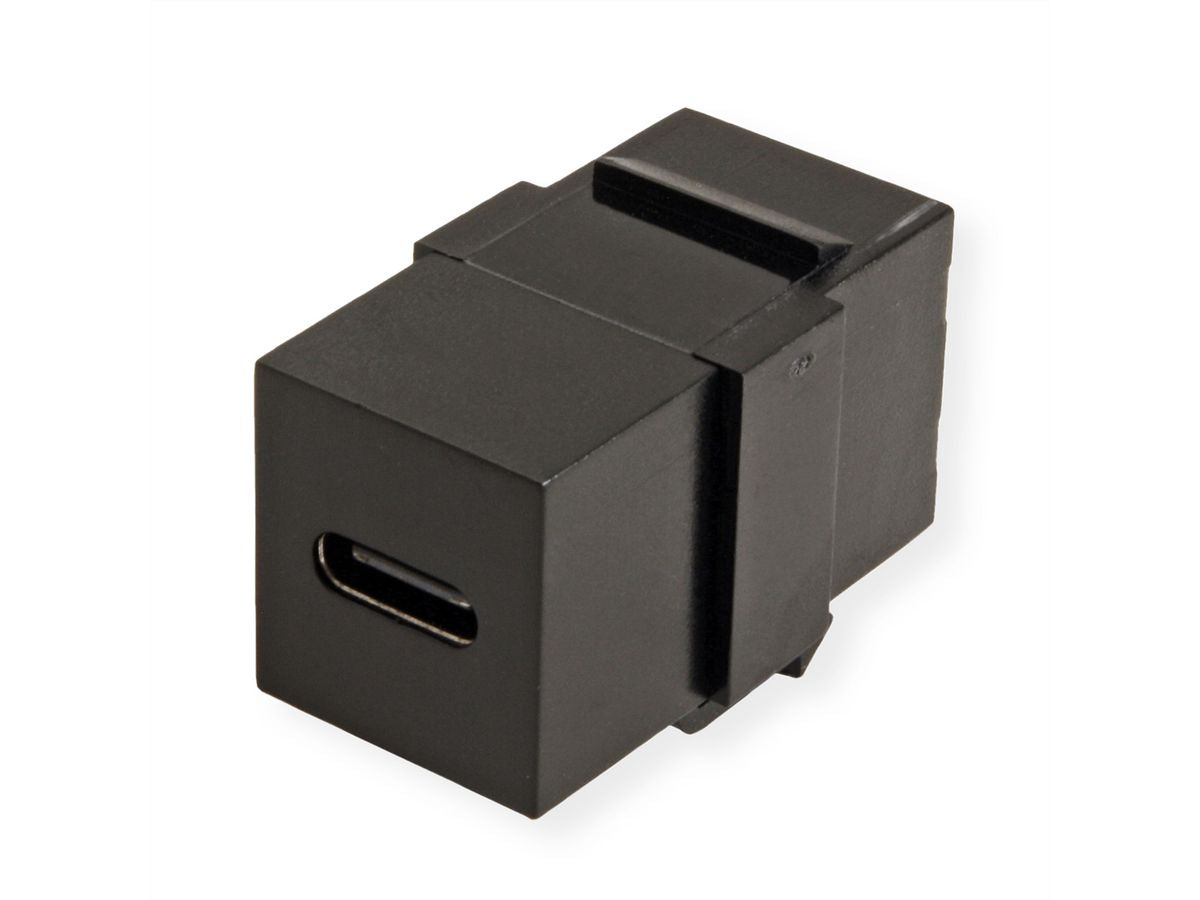 VALUE USB-Adapter USB-C auf USB-C (Buchse auf Buchse) – USB 3.2 Gen 2 (10 Gbit/s) – Schwarz