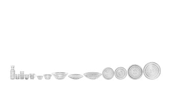 Nachtmann Salatschüssel – Ø 25,0 cm, H 5,0 cm, Kristallglas, Transparent, spülmaschinenfest