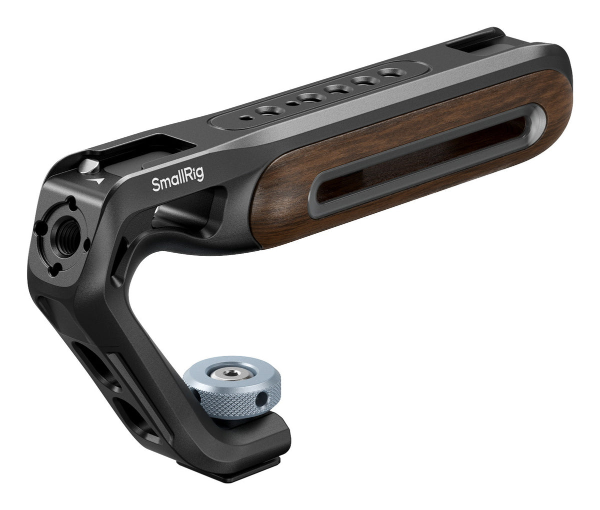 SmallRig 5250 Wooden Top Handle – Handgriff für Digitalkamera – Aluminium/Holz, 165,1 × 32 × 84 mm