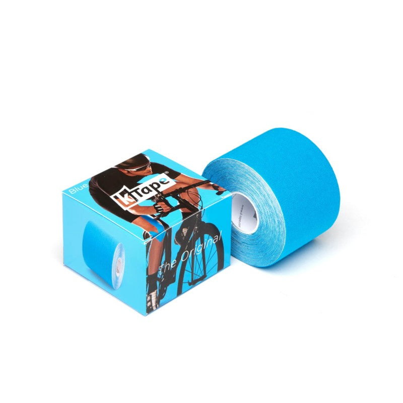K-Tape Binde Kinesiotape – 50 mm × 5 m, blau, latexfrei