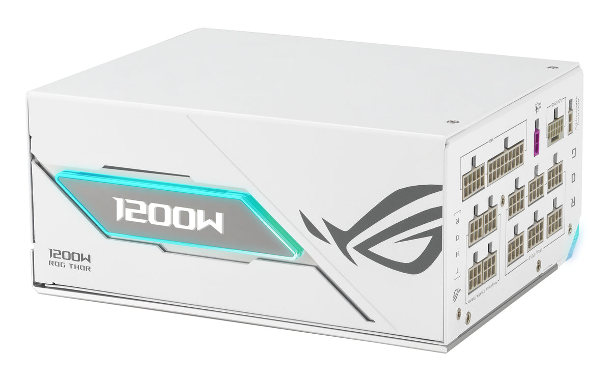 ASUS ROG Thor 1200P3 ATX-Netzteil 1200 W 80 PLUS Platinum – vollmodular, ATX 3.1, 12VHPWR – Weiss