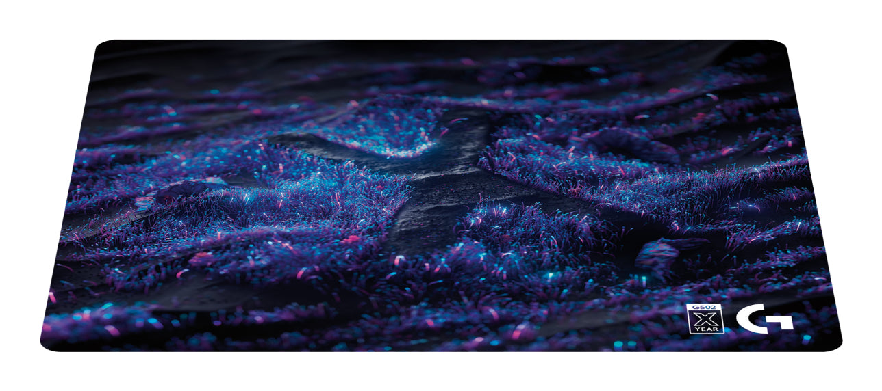 Logitech G G640 Anniversary Edition – Gaming-Mauspad – 460 × 400 mm, Textil, Schwarz, Blau