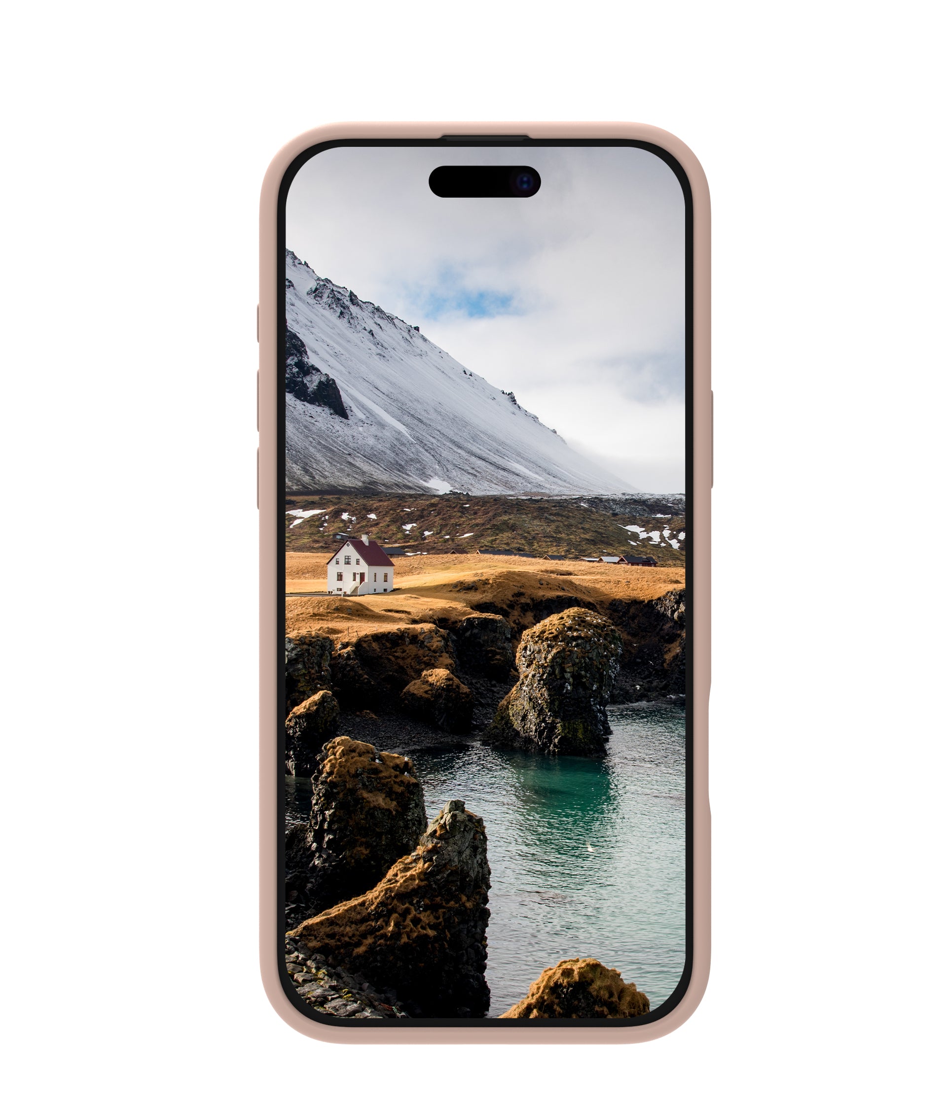 dbramante1928 Monaco Backcover – für Apple iPhone 16 Pro Max, MagSafe, Kunststoff+Silikon, Pink Sand