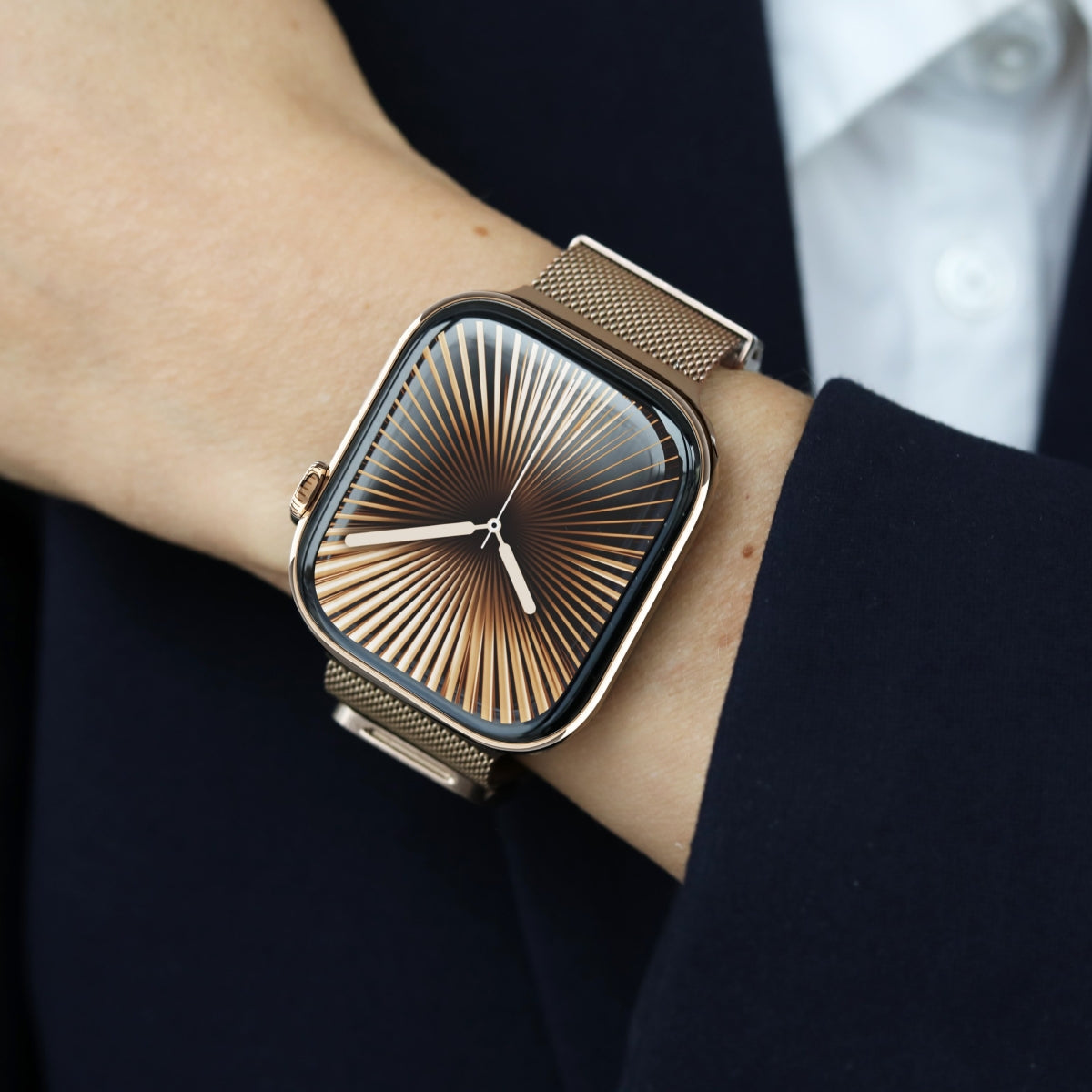 Vonmählen Milanese Loop 2 Sunset Gold – Armband – für Apple Watch (diverse Grössen)