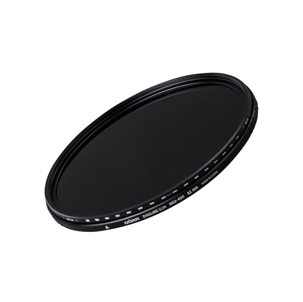 Dörr Digiline Slim Variabler Neutraldichtefilter ND2-400 – 82 mm, 1–8,5 Stopp