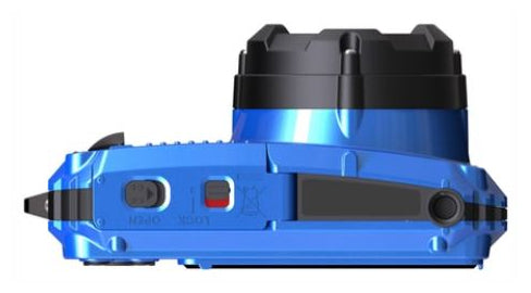 Kodak WPZ2 – Outdoor-Kompaktkamera, 16,4 MP 1/2,3", 1080p, 4× optischer Zoom, Blau