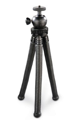 Hama FlexPro Mini-Stativ – Aluminium, 27 cm – für Smartphone 4,8–9,5 cm, GoPro, 1/4" Gewinde