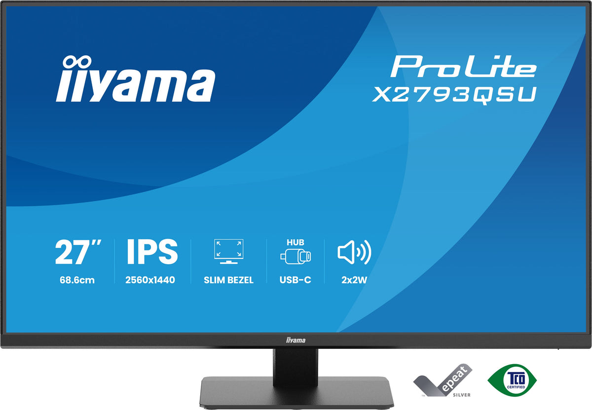 iiyama X2793QSU-B1 – 27", 2560 × 1440 (WQHD), IPS