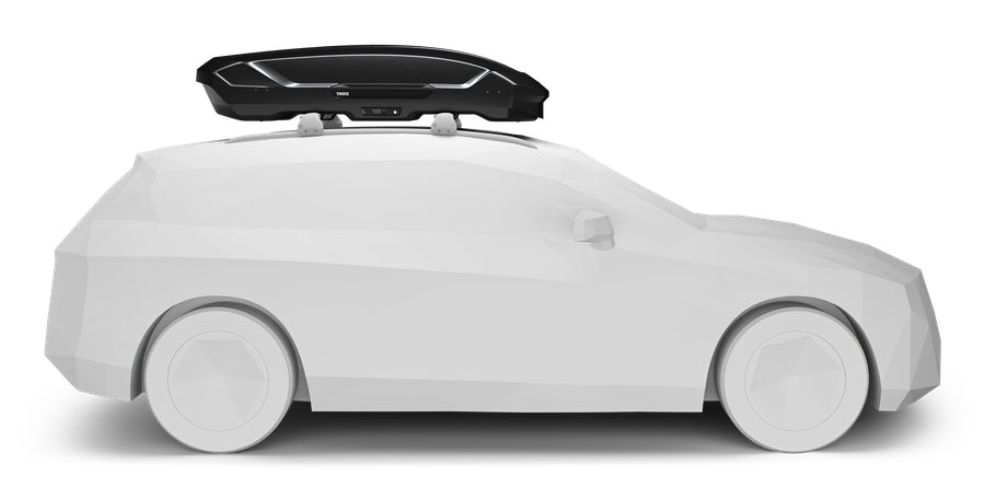 Thule Dachbox Motion 3 L – 450 l, bis 75 kg – 870×420×1940 mm – schwarz glänzend