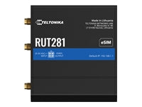 Teltonika Networks RUT281 – 4G Router, LTE/3G/2G, eSIM