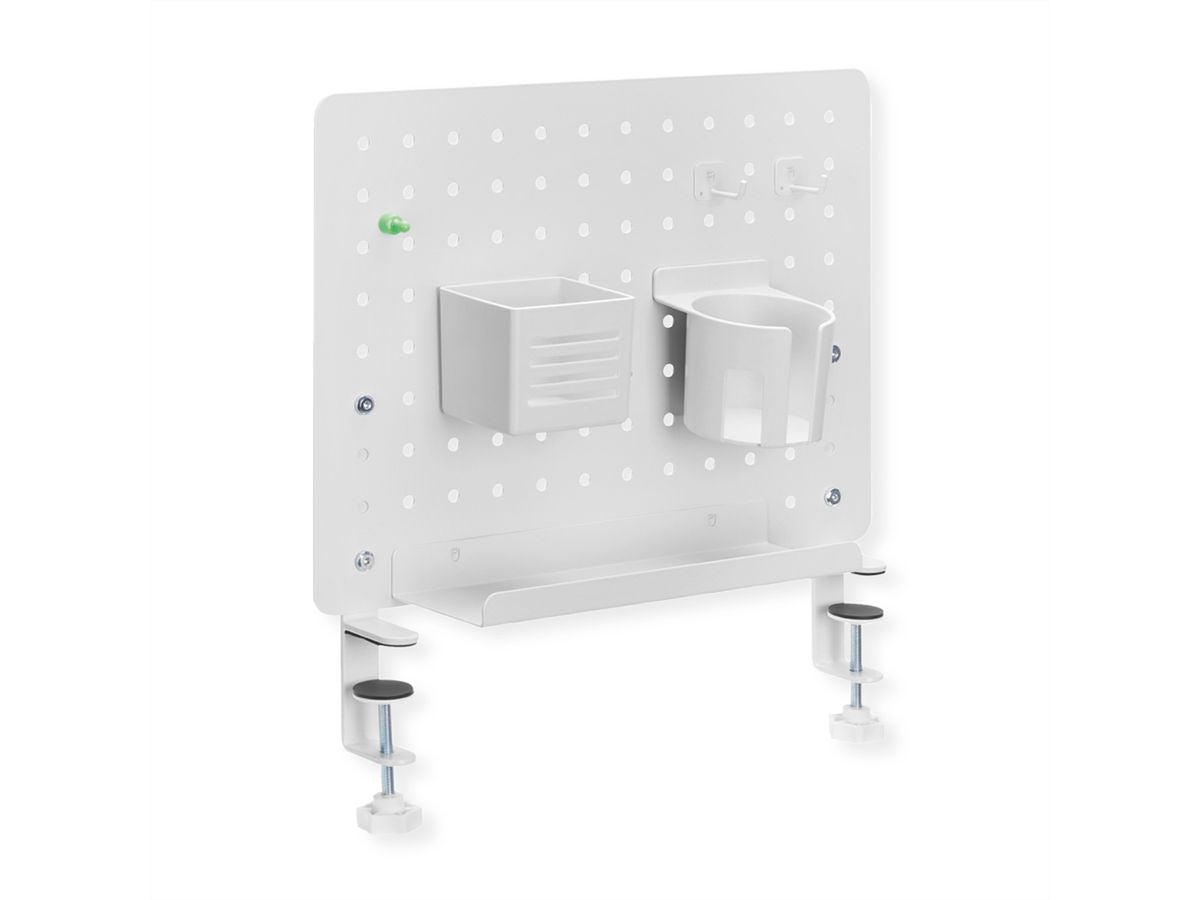 VALUE 17.99.0098 Ablageschale – weiss, Kunststoff/Stahl, B 420 × H 477 × T 99 mm
