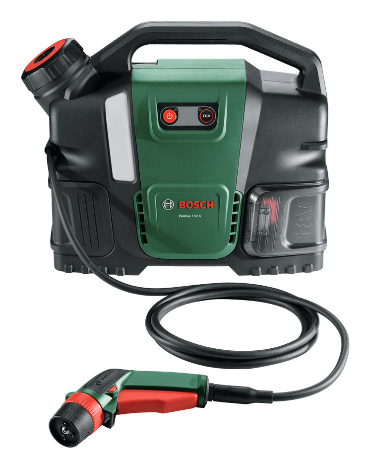 Bosch Druckreiniger Fontus 18V-6, Akku, 20 bar, 132 l/h, Tank 6 l, für POWER FOR ALL 18 V, ohne Akku