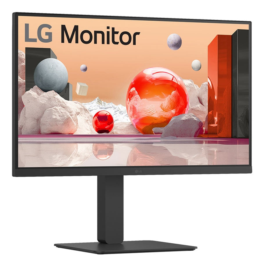 LG 27BA850-B – Monitor, 27", IPS, 100 Hz, 250 cd/m², Webcam, USB-C, KVM, VESA 100 × 100, Schwarz