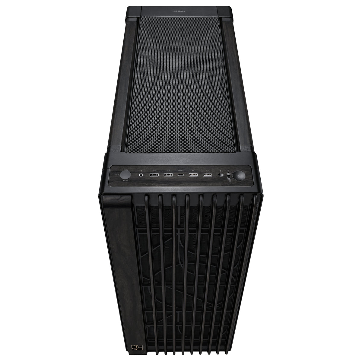 ASUS ProArt PA602 – Midi Tower – E-ATX, 8×HDD, 45 cm GPU, 2×200 mm vorne, 1×140 mm hinten, Schwarz