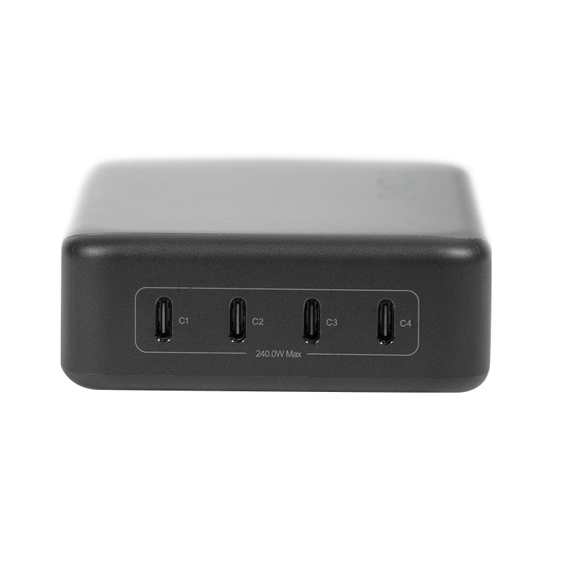 LogiLink PA0353 USB-Desktop-Ladegerät 240 W – USB-C×4 – PD 3.1, PPS, GaN