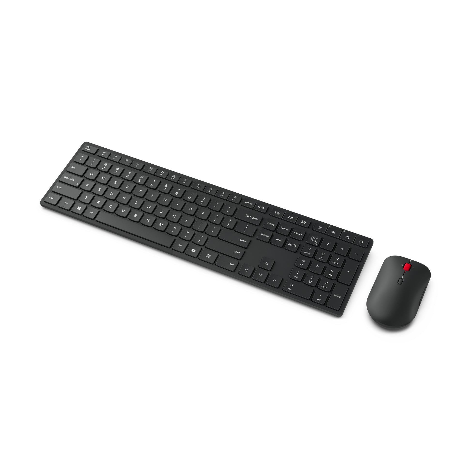 Lenovo Multi-Mode Pro Combo KBD – Tastatur, kabellos (Bluetooth/2,4 GHz), BE-Layout (BE) – für Windows, macOS