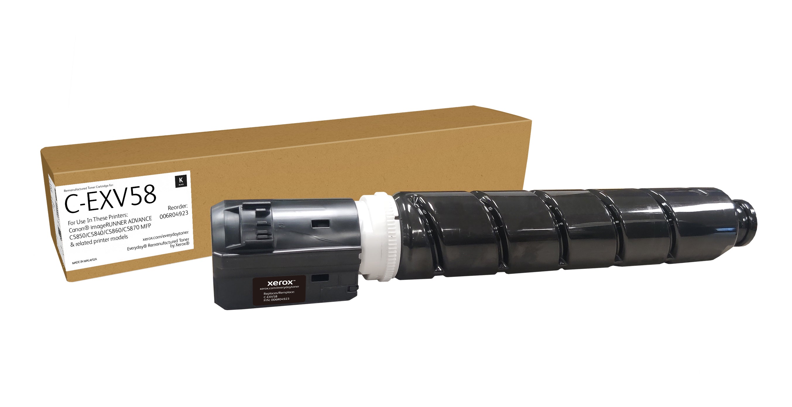 Xerox Canon – Toner C-Exv58 (3763C002Aa) – schwarz – für C-Exv58-kompatible Geräte