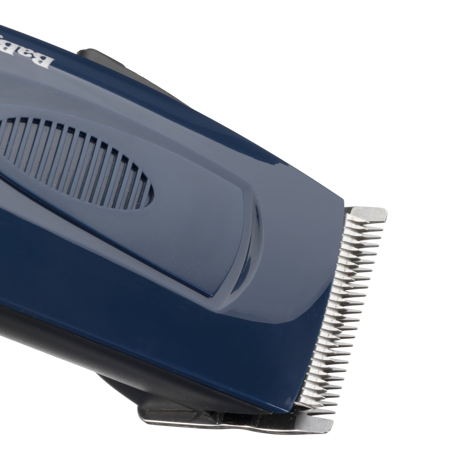 BaByliss Haarschneider E695E – netzbetrieben, 3–25 mm, 8 Kammaufsätze, Edelstahlklingen – blau