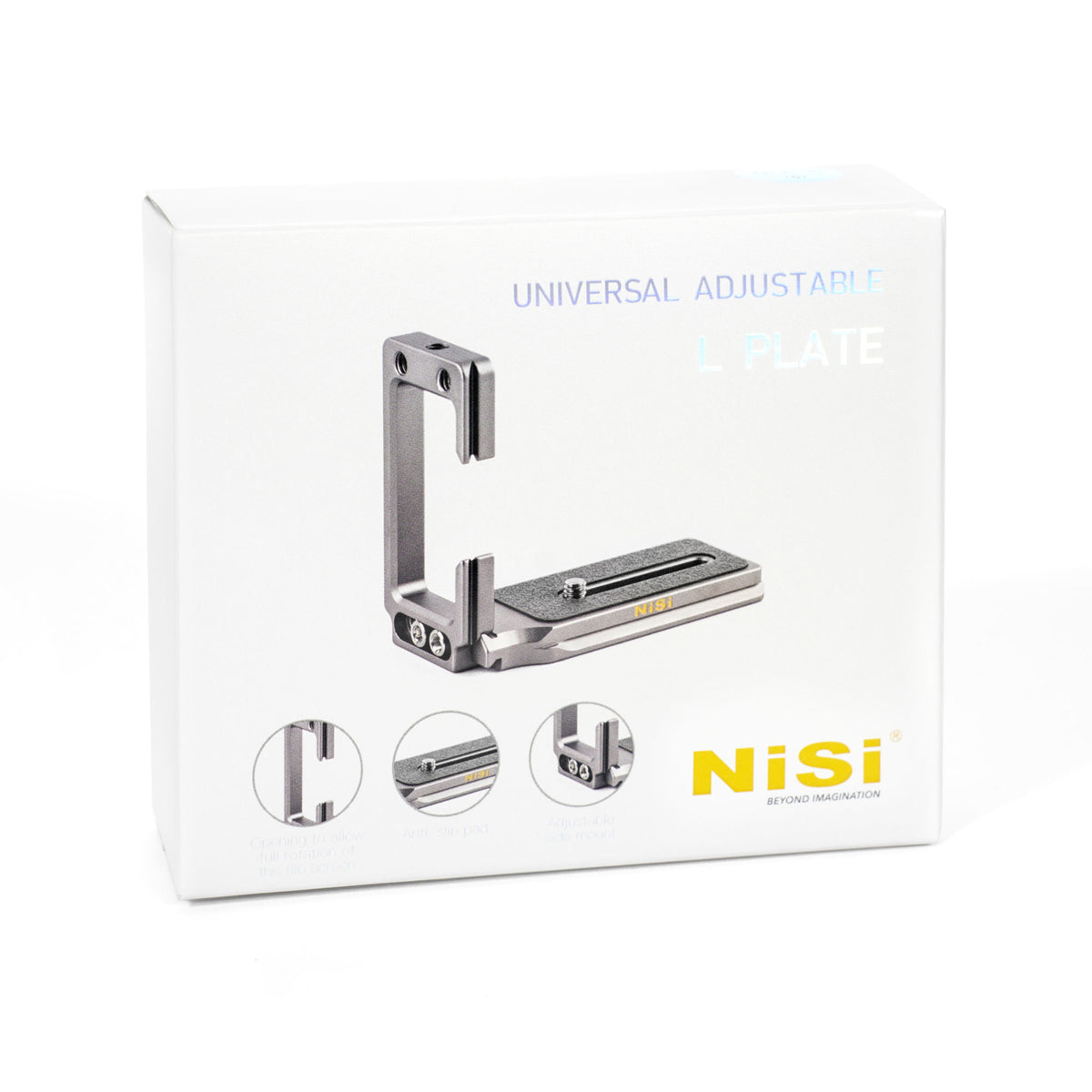 NiSi NLP-S (G) L-Platte – für Sony A7M4, A7C, A7S3 und andere – Silber