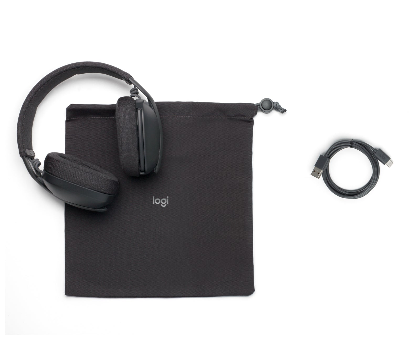 Logitech ZONE VIBE 100 – Kopfhörer – Graphit