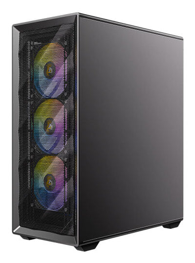 Antec AX85 – PC-Gehäuse – Midi Tower, für ATX, micro-ATX, Mini-ITX, 4×120 mm Lüfter, 360 mm Radiator, Schwarz