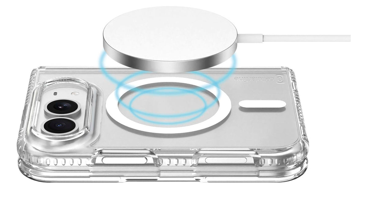 Cellularline Ultra Strong Mag – Backcover – für Apple iPhone 18 Duo, MagSafe, Kunststoff, Transparent