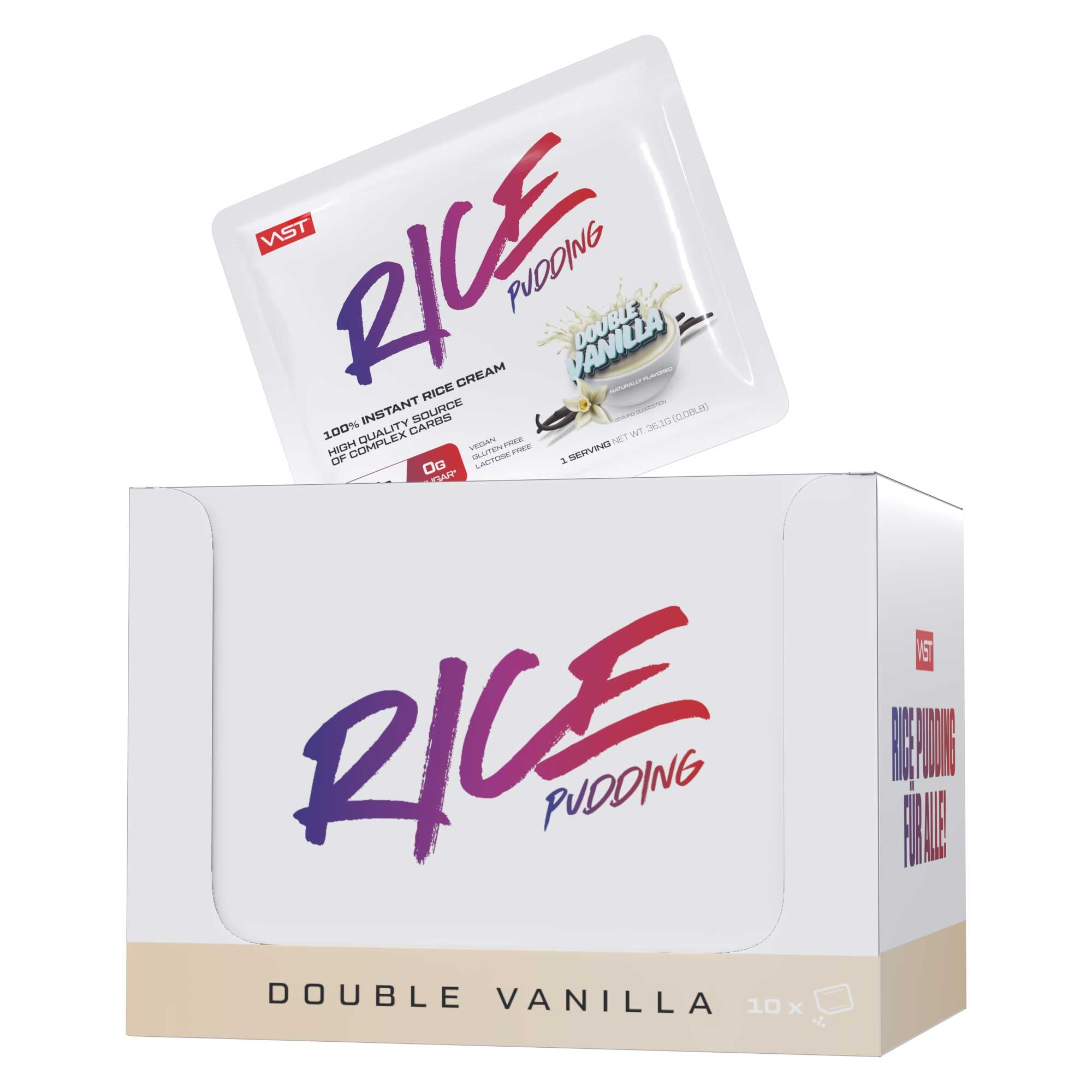 VAST Sports VAST Porridge Vanille, vegan, glutenfrei, Beutel – 10×36,1 g