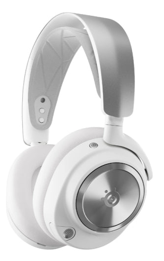 SteelSeries Arctis Nova Pro WL – Over-Ear Gaming-Headset – Wireless – Weiss, für PC/PS4 – bis 44 h