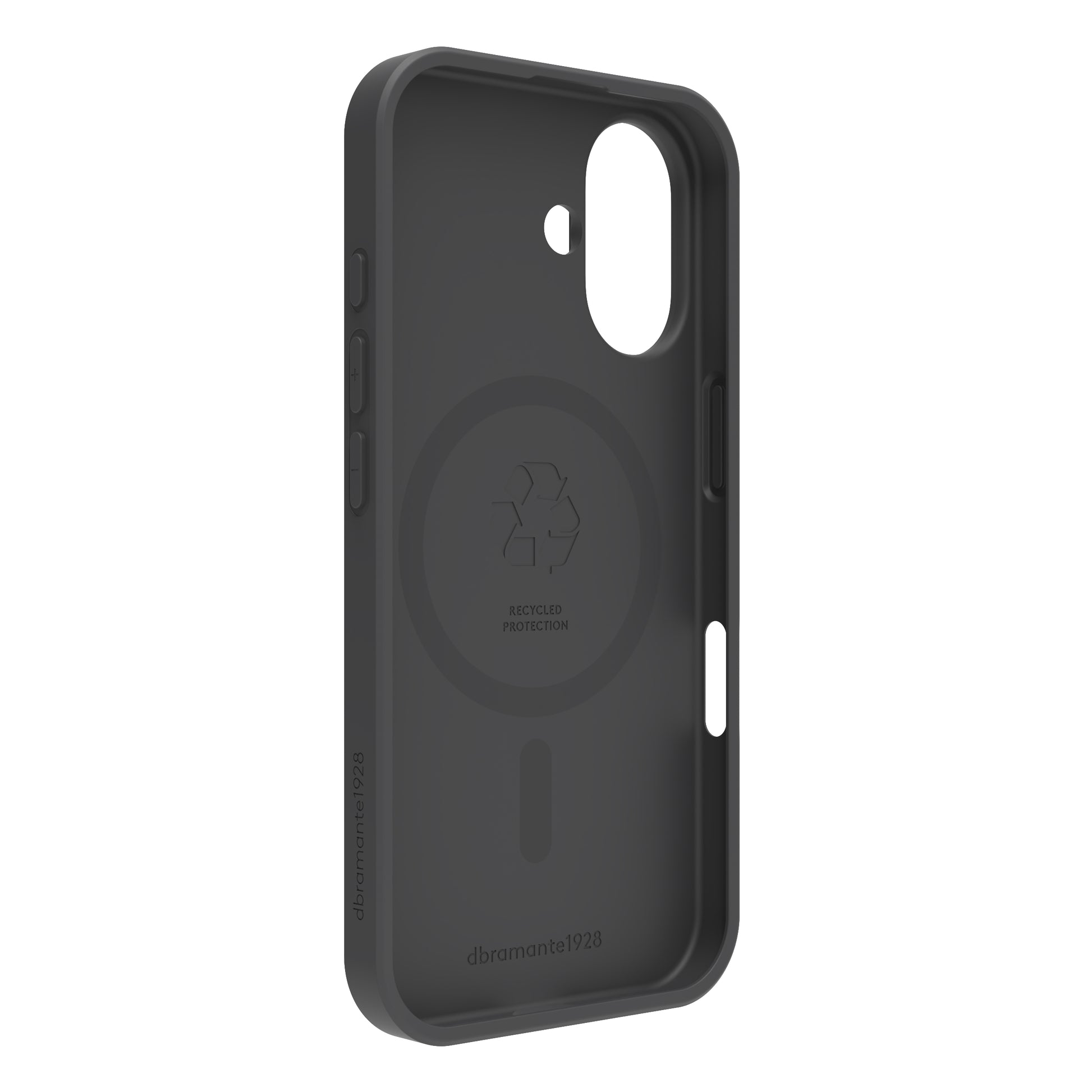 dbramante1928 Greenland Pro MS Backcover – für Apple iPhone 16, Recycling-Kunststoff, Night Black