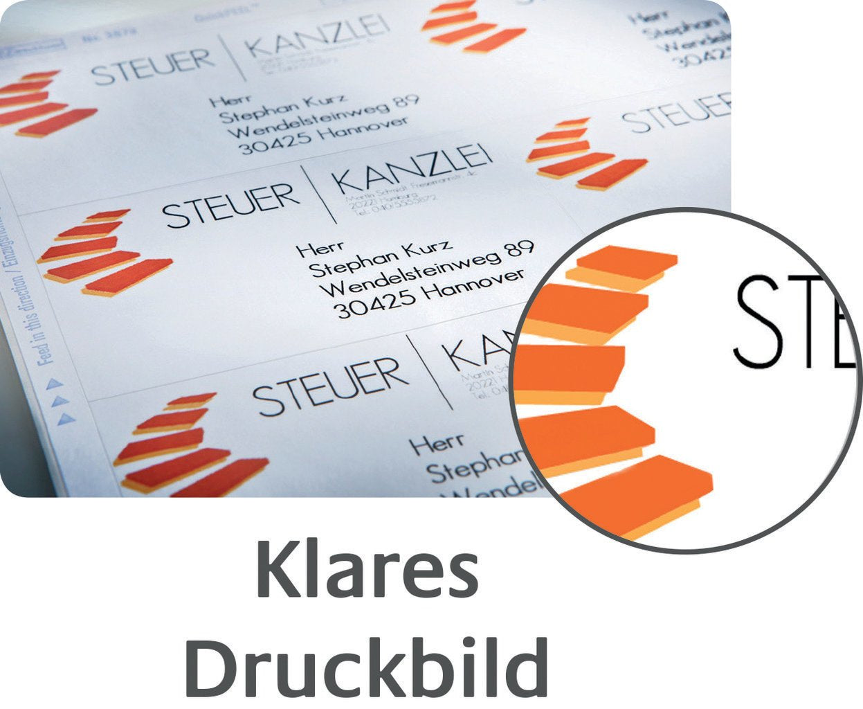 Avery Adressetiketten, 64 mm × 38 mm, weiss, Papier, permanent, 2100 Etiketten (100 Blatt)