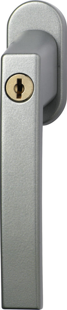 ABUS FG210 S Fenstergriff – Zylinderschloss, Sicherheitsstufe 3, Silber, 3 Stk.