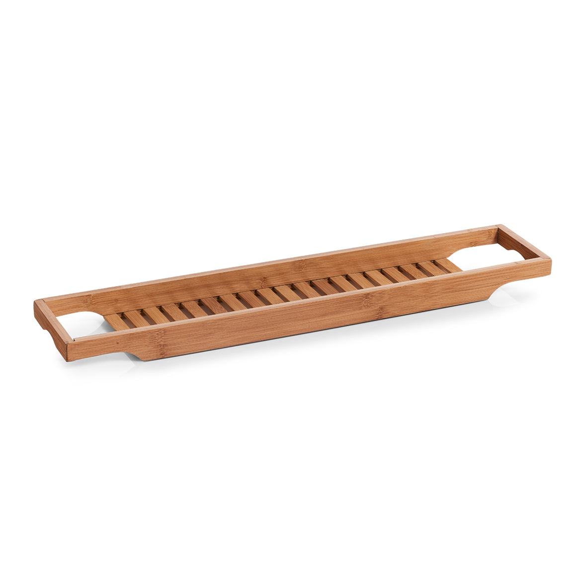 Zeller Present Badewannenablage – 70×14,3×4,5 cm, Holz, für Badewanne, Braun