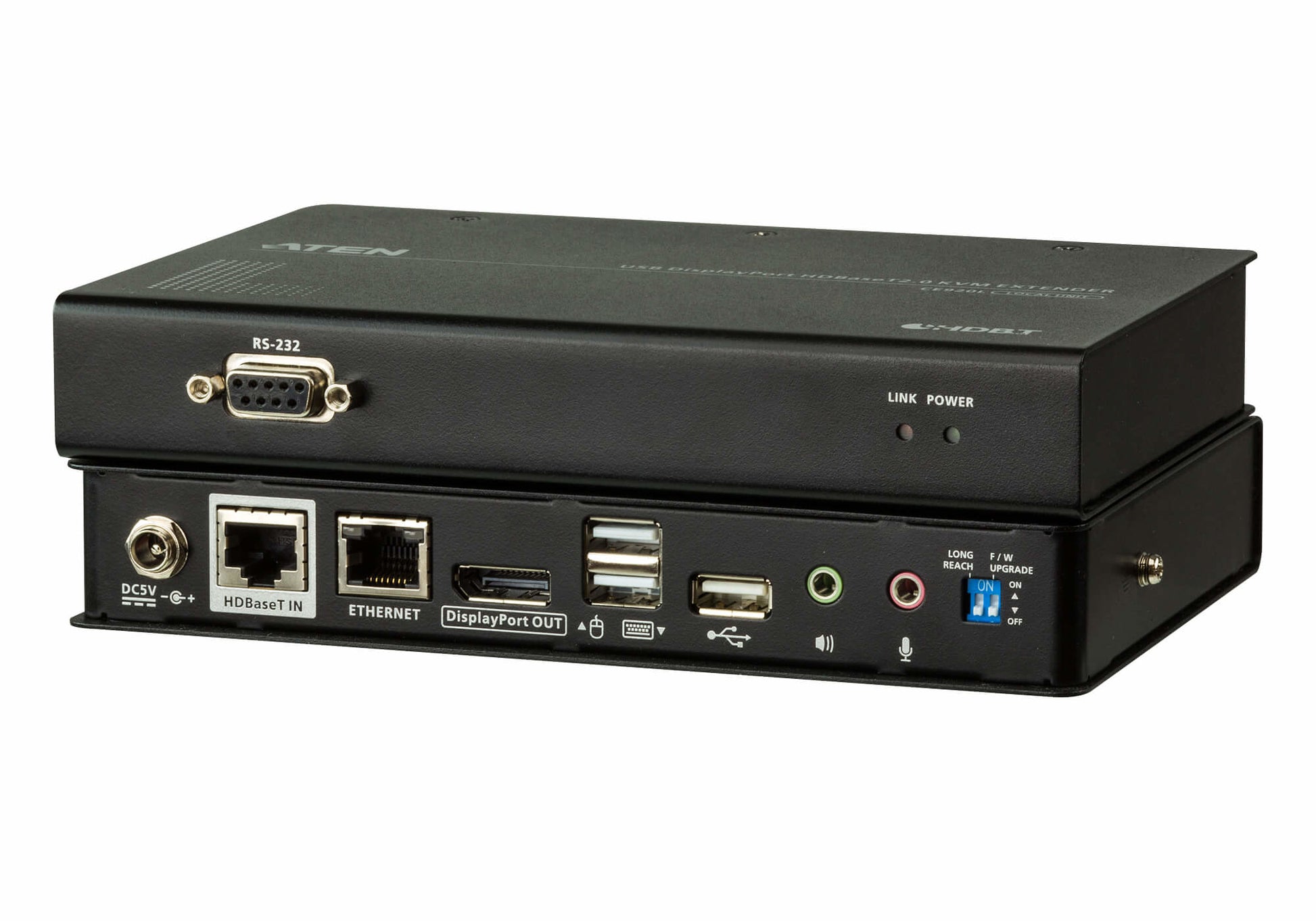 ATEN DisplayPort/USB KVM-Extender über HDBaseT 2.0