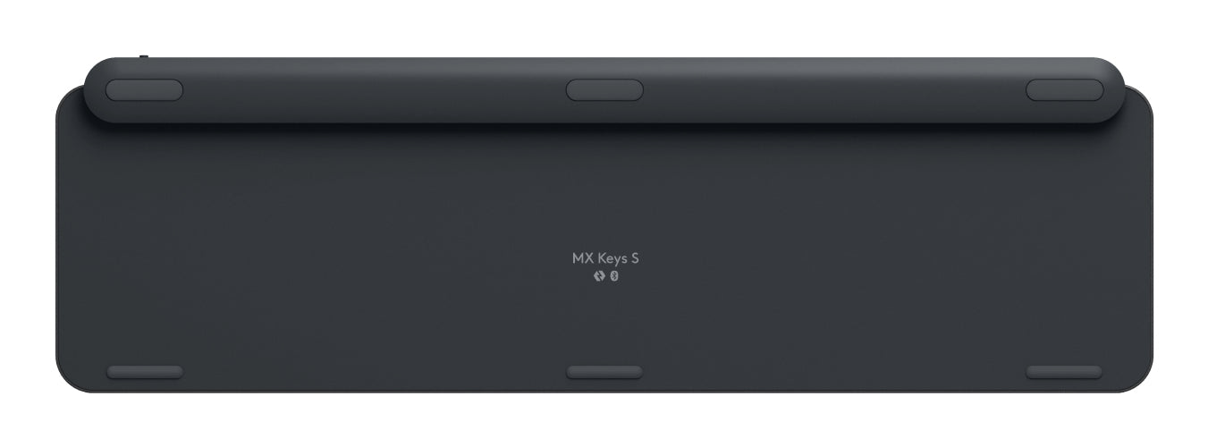 Logitech MX Keys S – Tastatur – Scherenmechanik – Bluetooth & 2,4 GHz (Nano-Empfänger USB-A) – Beleuchtet – Graphit