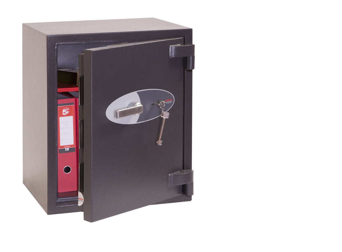 Phoenix Safe Co. Phoenix Tresor HS3552K – Schlüsselschloss – 69 l – Feuerfest – Bodenmontage – Graphitgrau