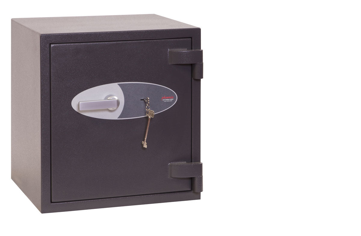 Phoenix Safe Co. Phoenix Tresor ELARA HS3551K – Schlüsselschloss – 56 l – Feuerfest – Boden-/Wandmontage – Graphitgrau