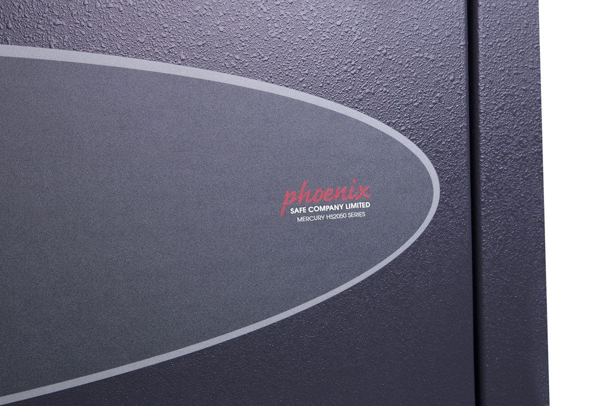 Phoenix Safe Co. Phoenix Wandtresor Mercury HS2055E – Elektronikschloss – 330 l – Feuerfest – Wandmontage – Graphitgrau