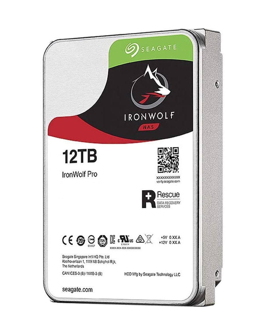 Seagate IronWolf Pro – NAS-kompatibel, 12 TB