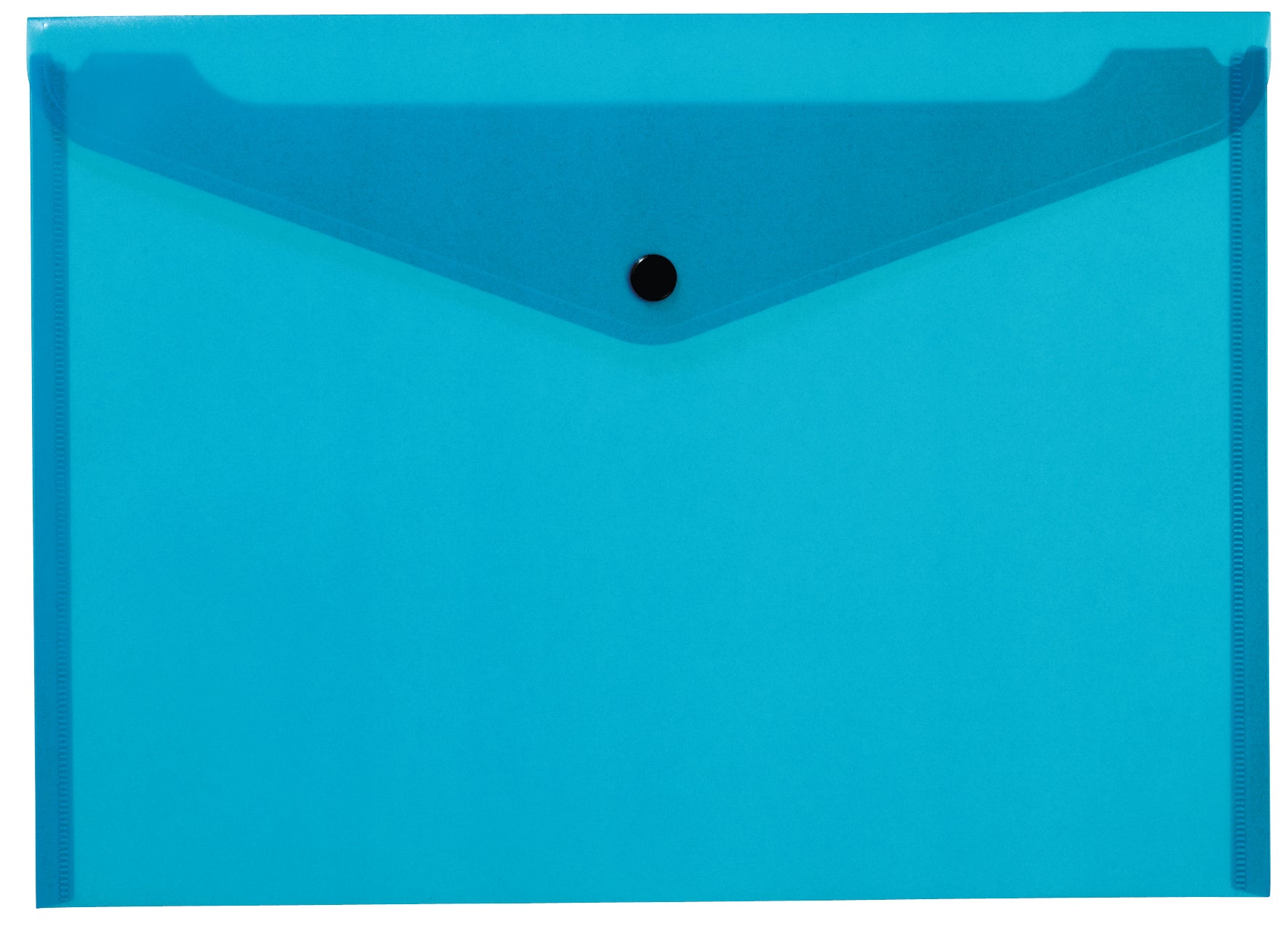 Kolma Sammelmappe für A4, Kunststoff, Blau, mit Druckknopfverschluss